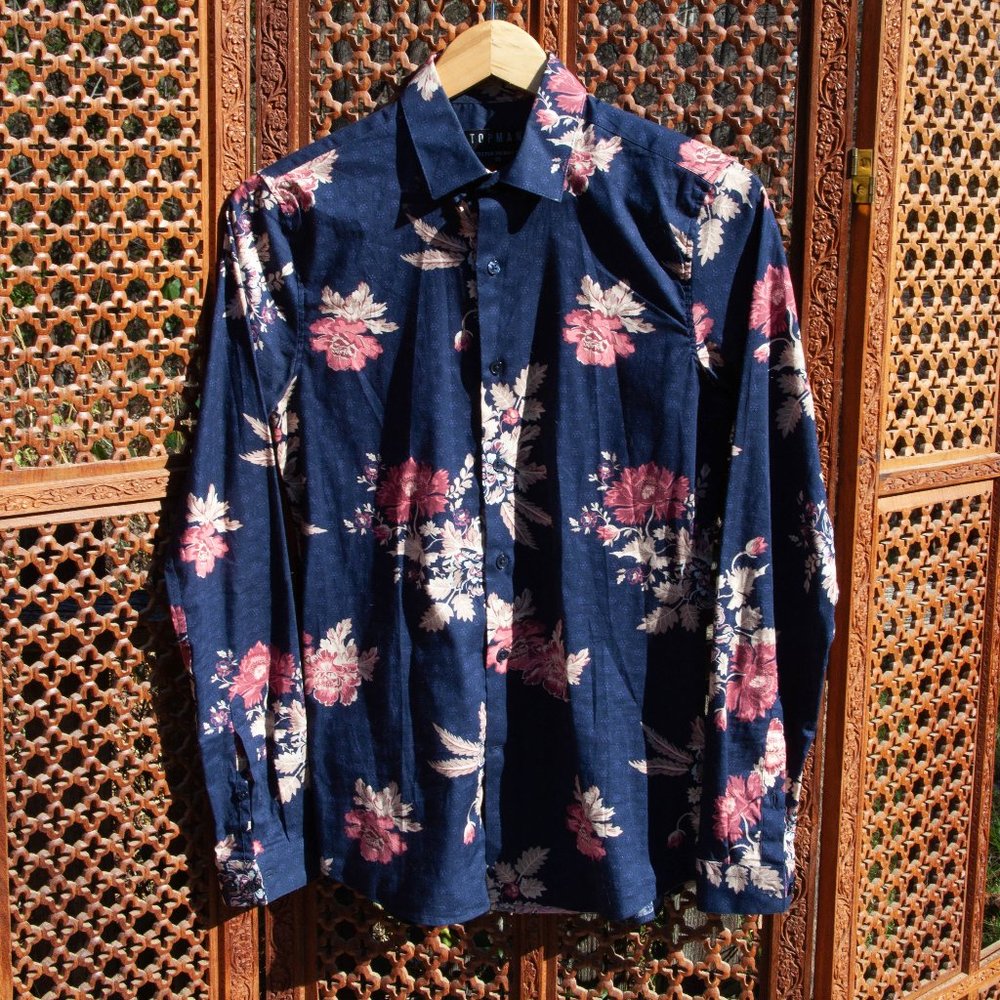 Topman Floral Button Up